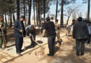مراسم روز درختکاری با حضور مسئولین شهر فیض آباد برگزار شد