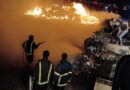 روز پرحادثه برای آتش نشانان شهرداری فیض آباد؛ از آتش سوزی تریلی حمل کاغذ و کارتن فشرده تا تصادف تریلی با اتوبوس